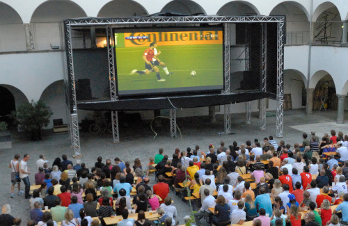 Public Viewing Public Viewing bei der EURO 2008 im Burghof Klagenfurt MMKK