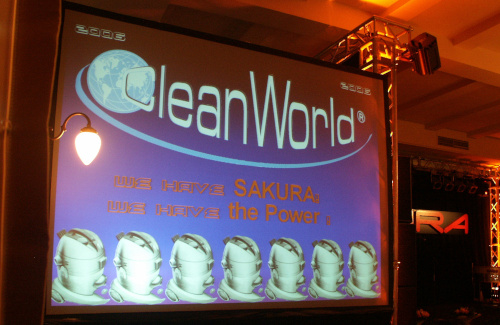 Videoprojektion Videoprojektion für Firmenfeier Sakura Cleanworld im Hofbräuhaus München